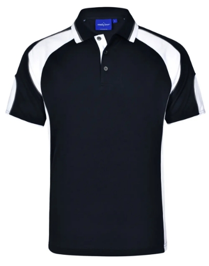 Picture of Winning Spirit, Kids Cooldry Contrast Polo w Panels